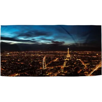 Osuška Sablio Ručník Noční Paříž - 30x50 cm