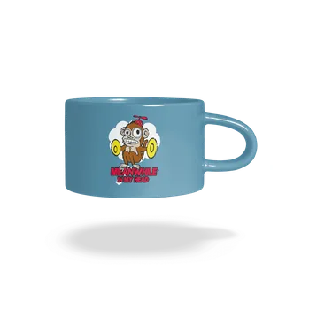 Bastard Monkey in my head hrnek makronka Blue Macaron