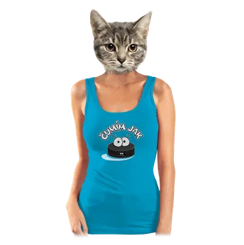 Bastard Čumím jak puk dámské tílko klasické Blue Atol