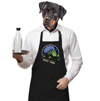 Kuchyňská zástěra Bastard Upusť páru zástěra Black