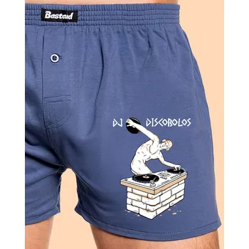 Trenýrky Bastard DJ Discobolos pánské trenky Blue