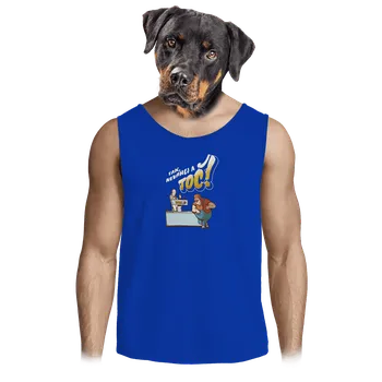 Pánské tílko Bastard Neváhej a toč pánské tílko Royal Blue