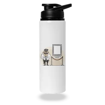 Láhev Bastard Portrét lahev na vodu White