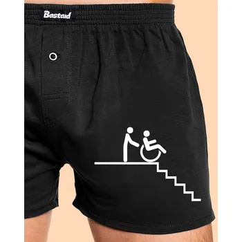 Trenýrky Bastard Help center pánské trenky Black