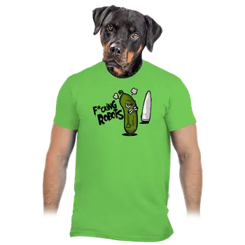 Bastard Fucking Robots pánské tričko Orchid Green