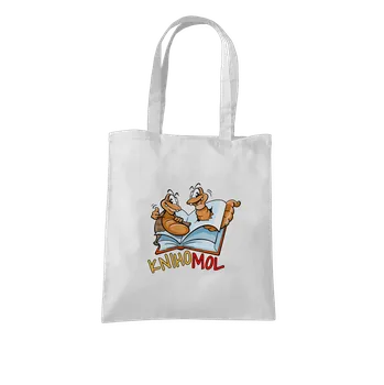 Nákupní taška Bastard Knihomol taška White