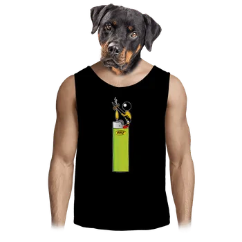 Pánské tílko Bastard Panáček pánské tílko Black