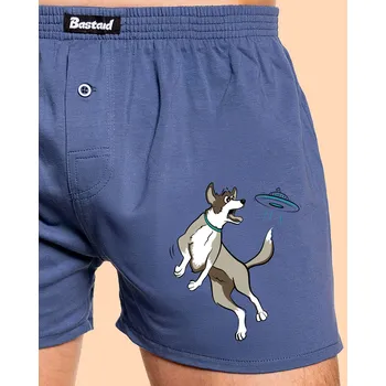 Trenýrky Bastard Létající talíř pánské trenky Blue