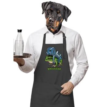 Kuchyňská zástěra Bastard Krosnička zástěra Dark Grey