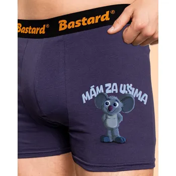 Pánské spodní prádlo Bastard Mám za ušima boxerky Blue Navy