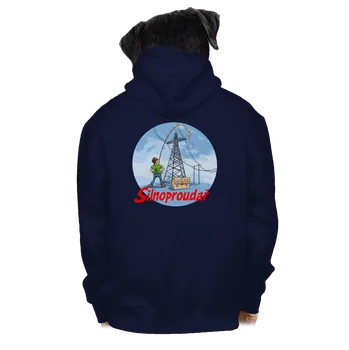 Pánská mikina Bastard Silnoproudař pánská mikina na zip Navy