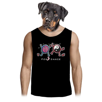 Pánské tílko Bastard Pogy dance pánské tílko Black