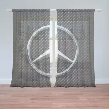 Záclona Sablio Záclony Logo 4 Carbon: 2ks 150x250cm