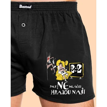 Trenýrky Bastard Hrajou naši pánské trenky Black