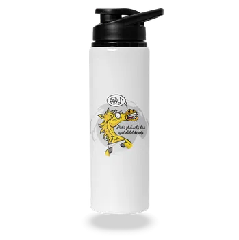 Láhev Bastard Žluťoučký kůň lahev na vodu White