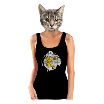 Bastard Žluťoučký kůň dámské tílko klasické Black