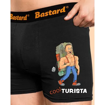 Trenýrky Bastard Cool turista boxerky Black