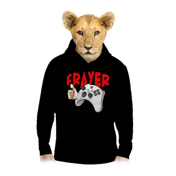 Chlapecká mikina Bastard Frayer dětská mikina klokanka Black