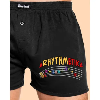 Trenýrky Bastard Arhythmetika pánské trenky Black