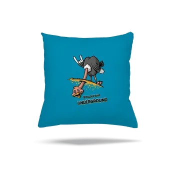 Polštář Bastard Underground polštář Blue Turquoise