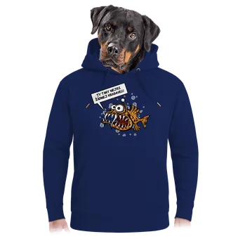 Pánská mikina Bastard Mořský ďas unisex mikina premium Navy