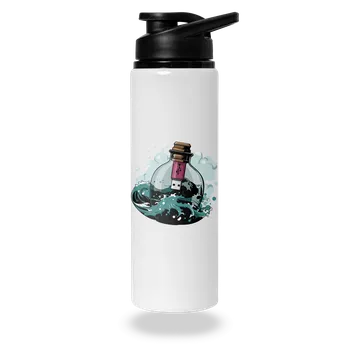 Láhev Bastard USB vzkaz v láhvi lahev na vodu White