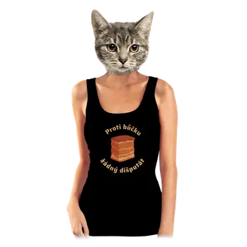 Bastard Proti bůčku žádný dišputát dámské tílko klasické Black