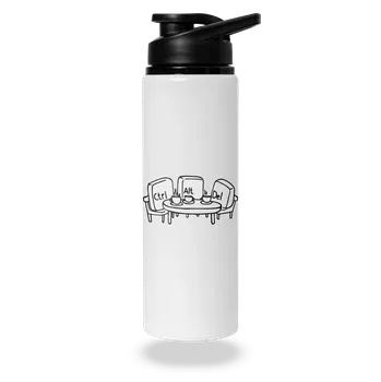 Láhev Bastard Nerozluční kamarádi lahev na vodu White