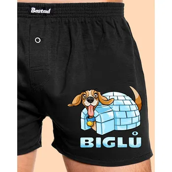 Trenýrky Bastard Biglů pánské trenky Black