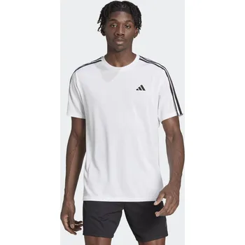 Pánské tričko ADIDAS Tričko Train Essentials 3-Stripes Training XS BÍLÁ|ČERNÁ