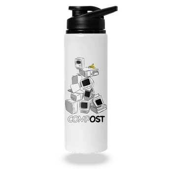 Láhev Bastard Compost lahev na vodu White