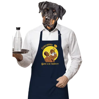 Kuchyňská zástěra Bastard Oddechovka zástěra Navy