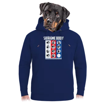 Pánská mikina Bastard Sbíráme body - hokej unisex mikina premium Navy