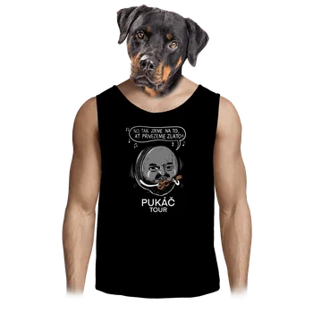 Pánské tílko Bastard Pukáč tour pánské tílko Black