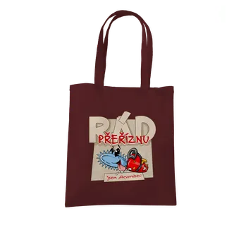 Nákupní taška Bastard Jsem dřevorubec taška Chocolate