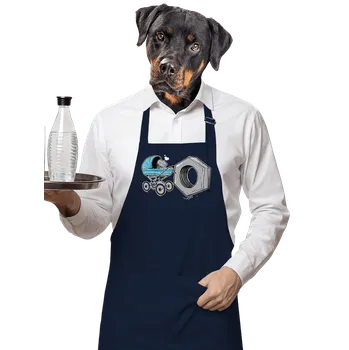 Kuchyňská zástěra Bastard Správná matka zástěra Navy