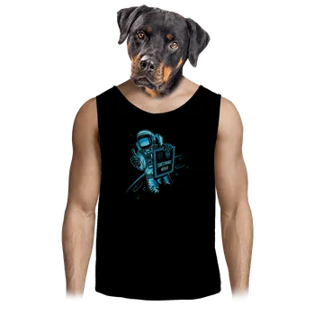 Pánské tílko Bastard Zaměstnanec měsíce pánské tílko Black