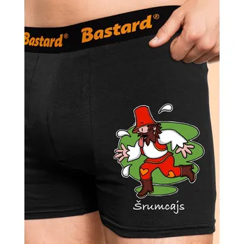 Trenýrky Bastard Šrumcajs boxerky Black