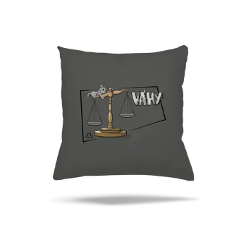 Polštář Bastard Kočičí horoskop: Váhy polštář Gray Pol