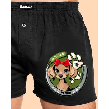 Trenýrky Bastard Psí horoskop: Panna pánské trenky Black