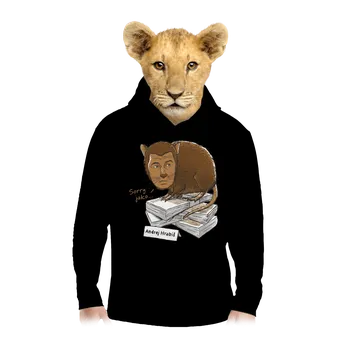 Chlapecká mikina Bastard Hrabiš dětská mikina klokanka Black