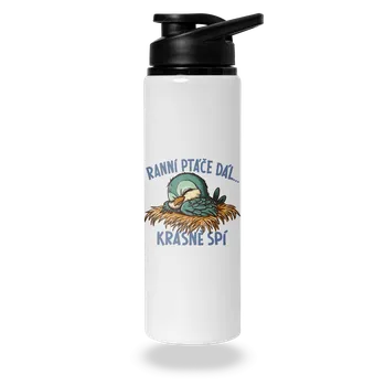 Láhev Bastard Ranní ptáče spí lahev na vodu White