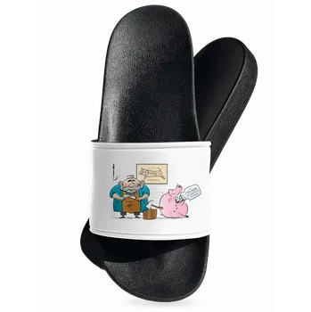 Pánské pantofle Bastard Řezník a prase pantofle White