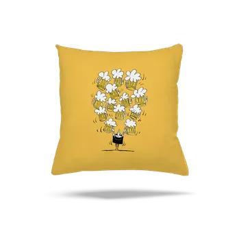 Polštář Bastard Šťastný pivař polštář Yellow Gold