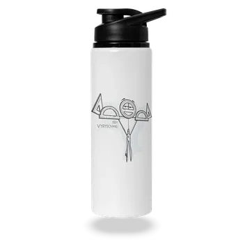 Láhev Bastard Vyrýsovanej lahev na vodu White