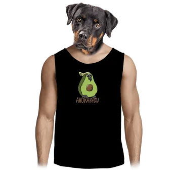 Pánské tílko Bastard Avokakadu pánské tílko Black