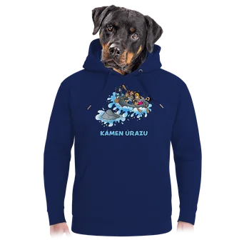 Pánská mikina Bastard Kámen úrazu unisex mikina premium Navy