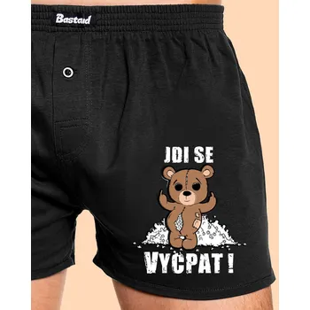 Trenýrky Bastard Jdi se vycpat pánské trenky Black