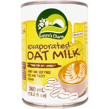 Rostlinné mléko Nature's Charm Evaporated Oat Milk krém ovesný zahuštěný 360 ml