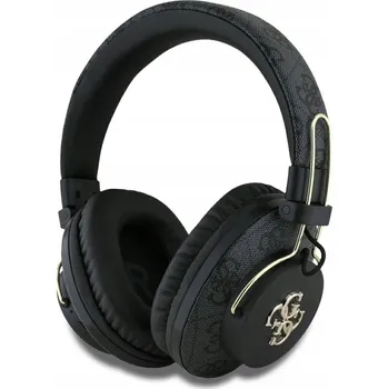 Sluchátka Sluchátka přes uši Guess Bluetooth ENC Metal 4G Logo černá